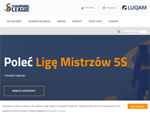 Tablet Screenshot of ligamistrzow5s.pl